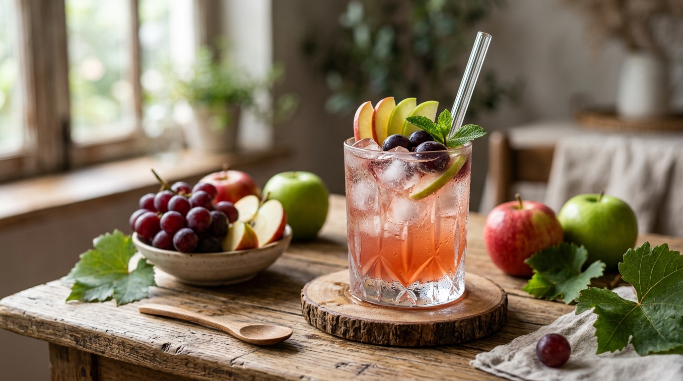 Jugo de Uva y Manzana: Dulzura Natural en su Máxima Expresión