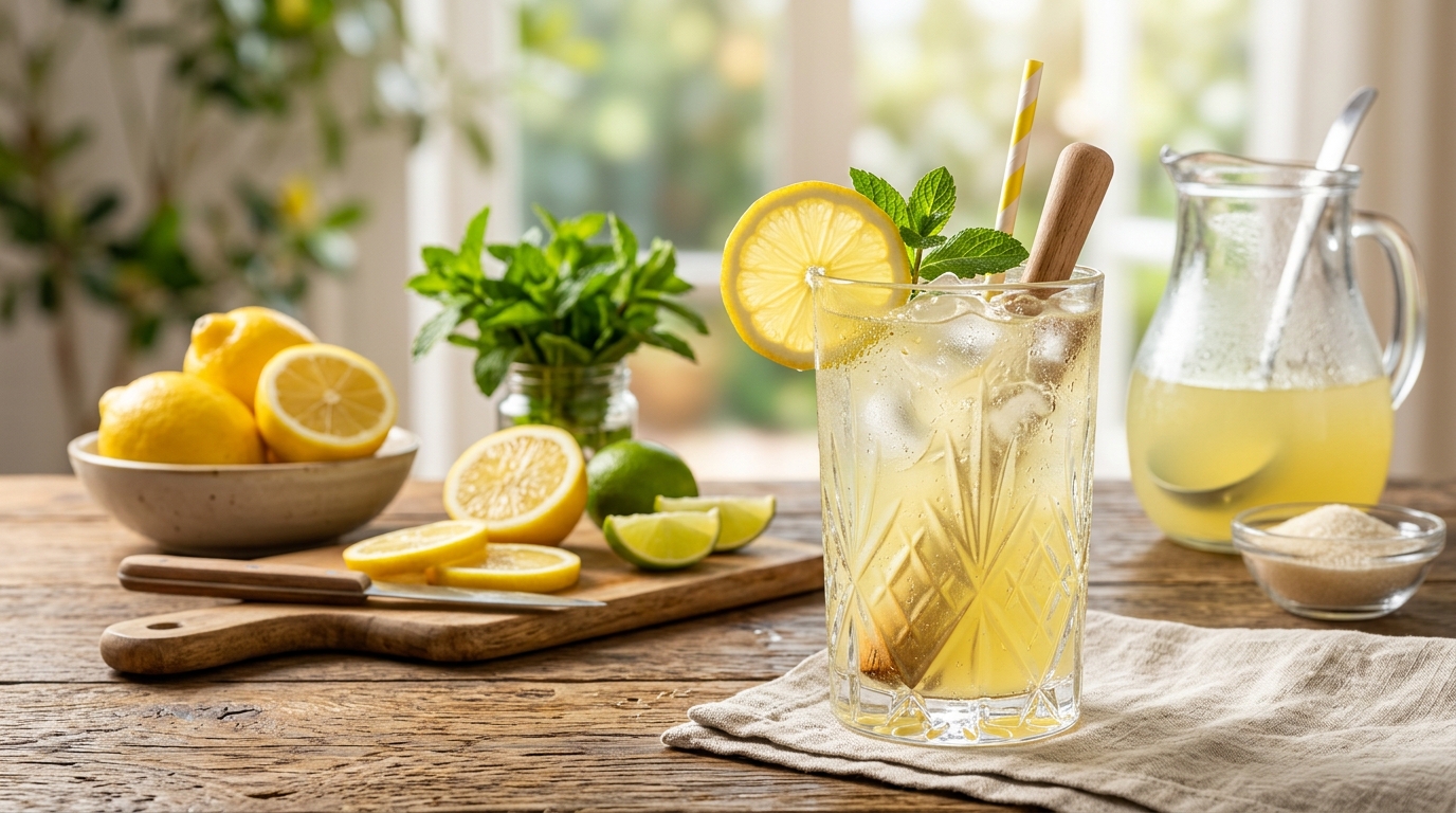 Jugo de Limonada Clásica: La Receta Refrescante de Siempre