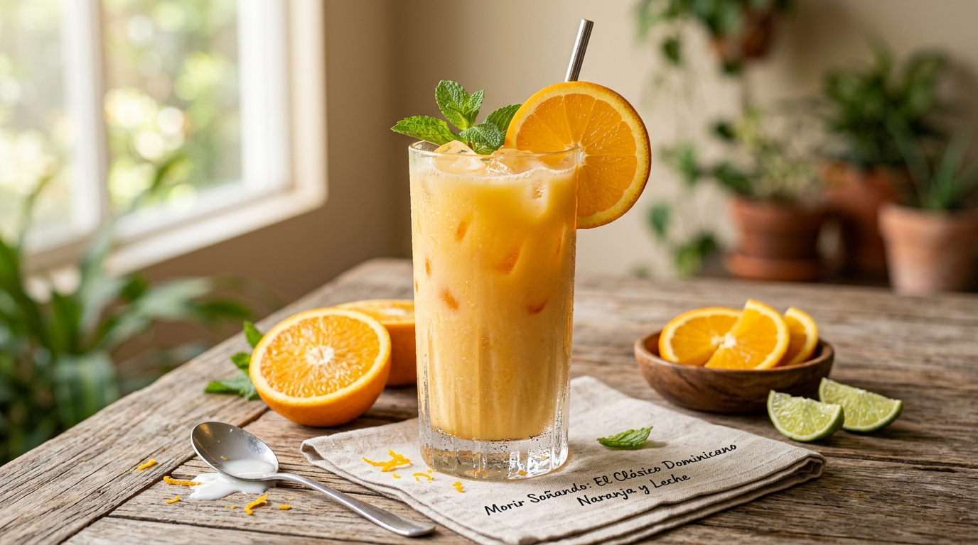 Jugo de Morir Soñando: El Clásico Dominicano que Combina Naranja y Leche