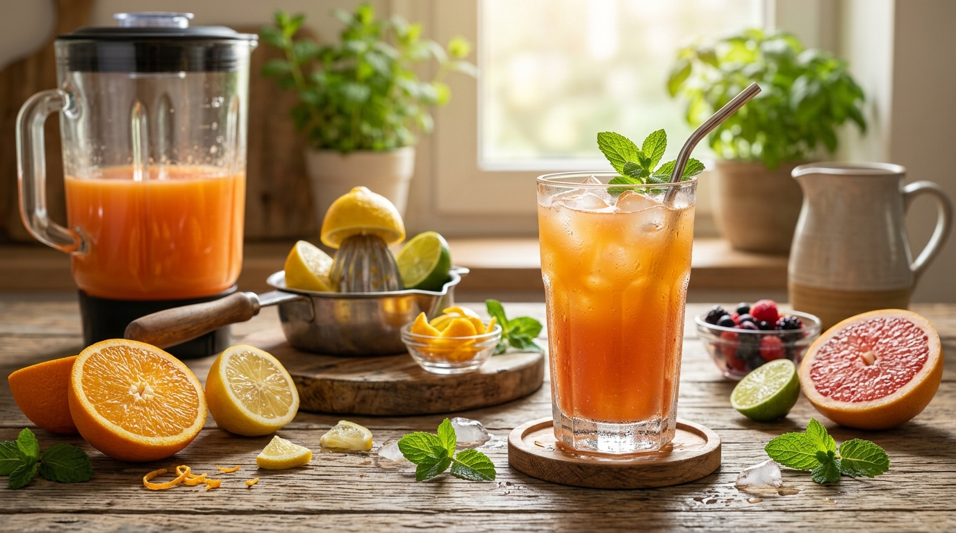 Jugo de Exprimido Manual vs. Licuadora: Qué Técnica Elegir Según cada Receta