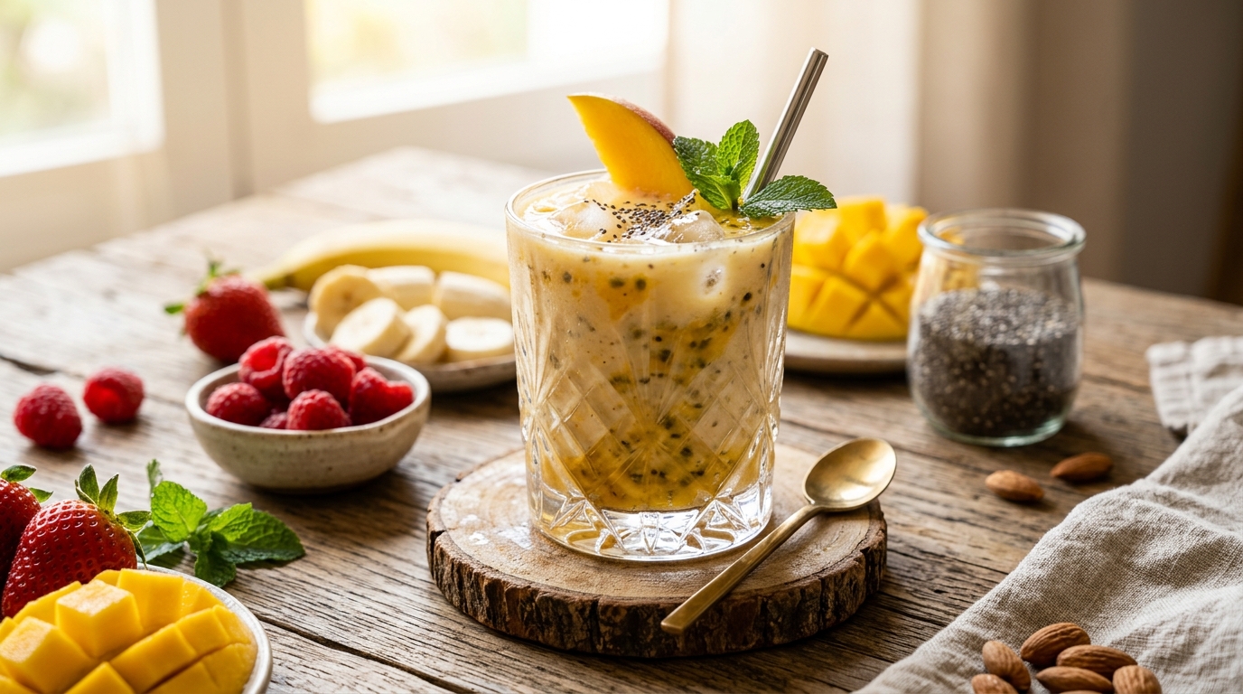 Jugo de Cómo Combinar Texturas al Preparar Jugos y Batidos Naturales