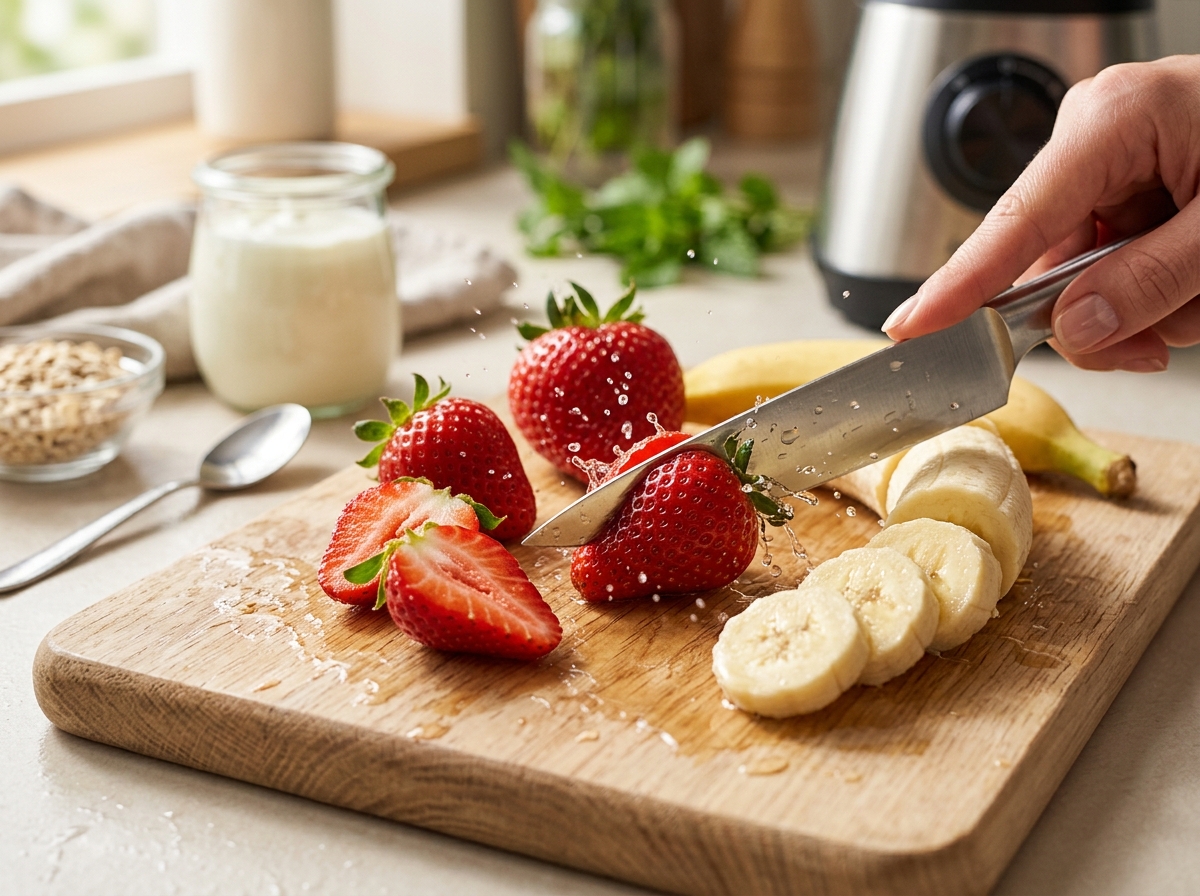 Ingredientes de Fresa y Banana: Dulzura Cremosa para Todos los Gustos