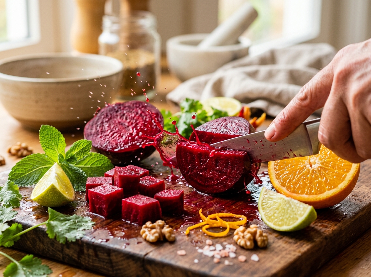 Ingredientes de Remolacha y Naranja: Color Intenso y Sabor Sorprendente