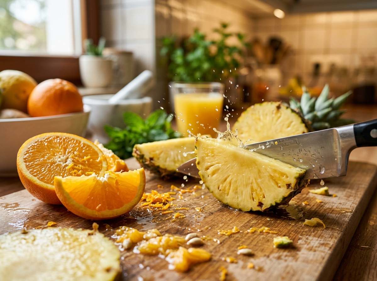 Ingredientes de Piña y Naranja: El Dúo Cítrico-Tropical Perfecto