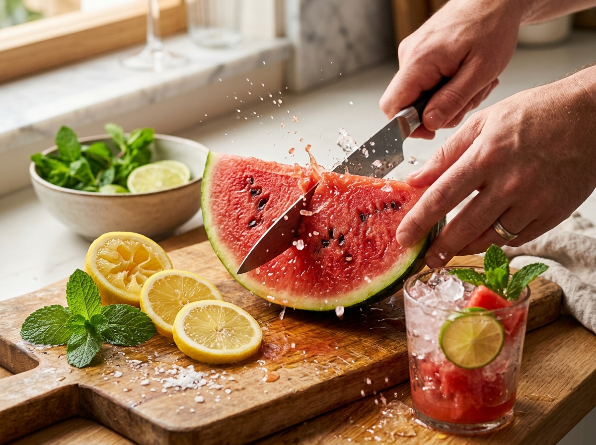 Ingredientes de Sandía y Limón: Frescura Extrema para Días de Calor