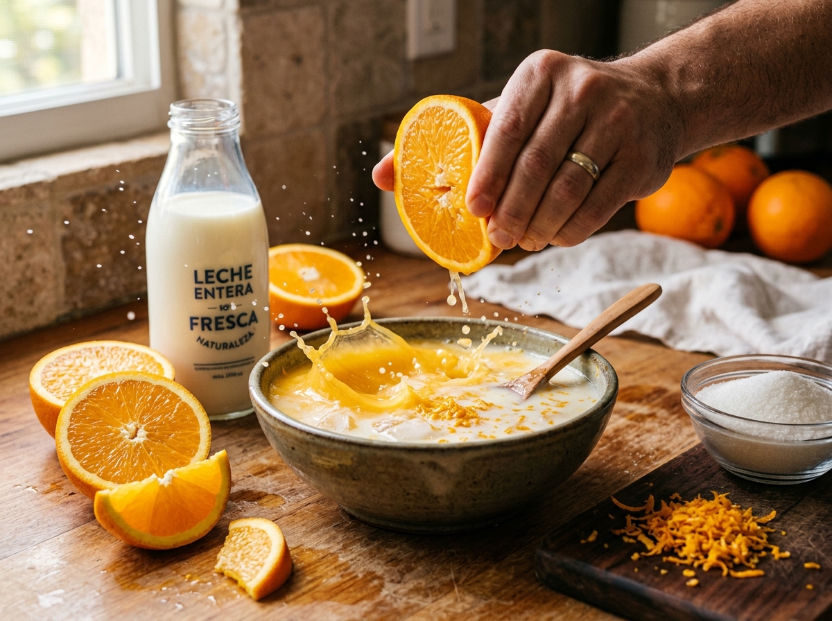Ingredientes de Morir Soñando: El Clásico Dominicano que Combina Naranja y Leche