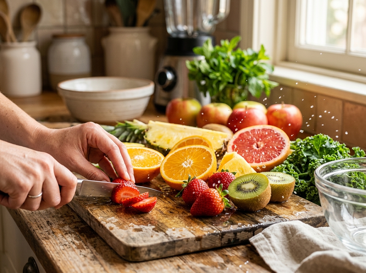 Ingredientes de Cómo Elegir las Mejores Frutas para Preparar Jugos Naturales